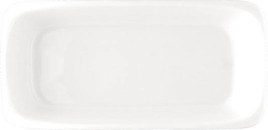 White Rectangular Dish 8" x 3.9" x 1.4" 12.9 oz Modulus by Bauscher