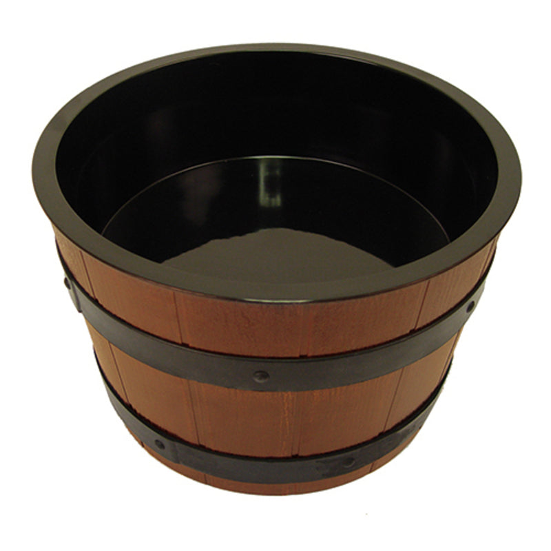 Brown/ Black Barrel Bowl Set 12