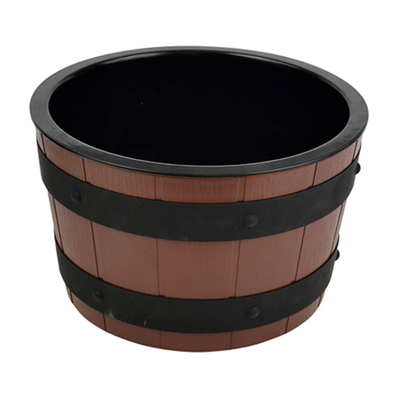Brown/ Black Barrel Bowl Set 10