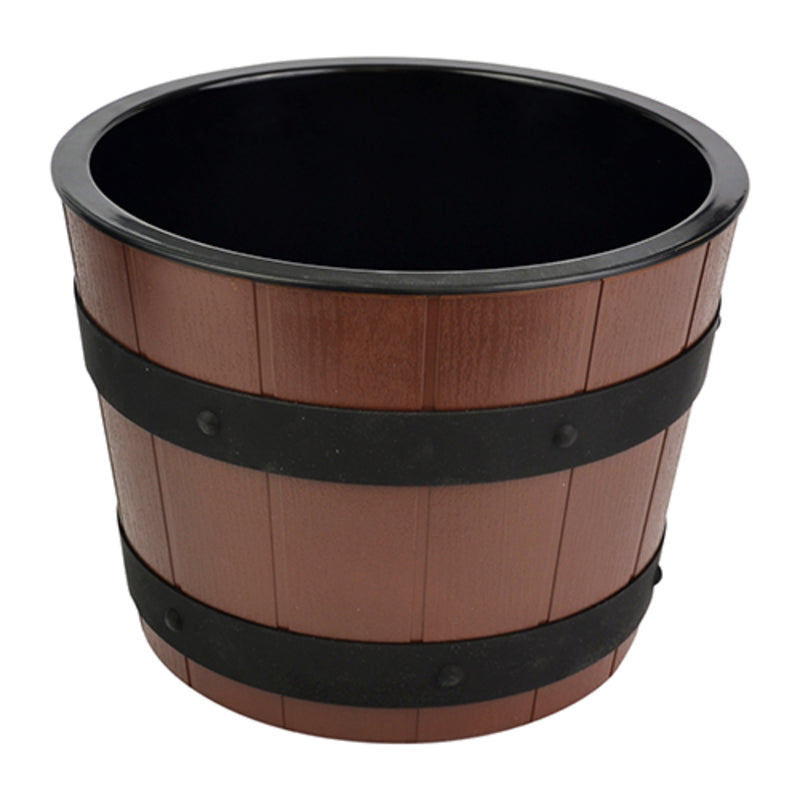 Brown/ Black Barrel Bowl Set 10.5