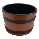 Brown/ Black Barrel Bowl Set 12