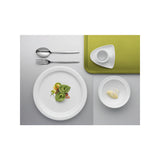 White Extra-Deep Plate With Rim 8.9
