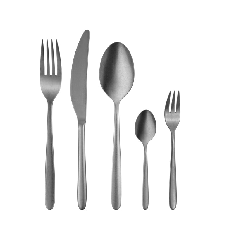 Dessert Spoon 7.8" Ecco Stonewashed by Hepp