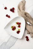 White Asymmetric Saucer 4.7