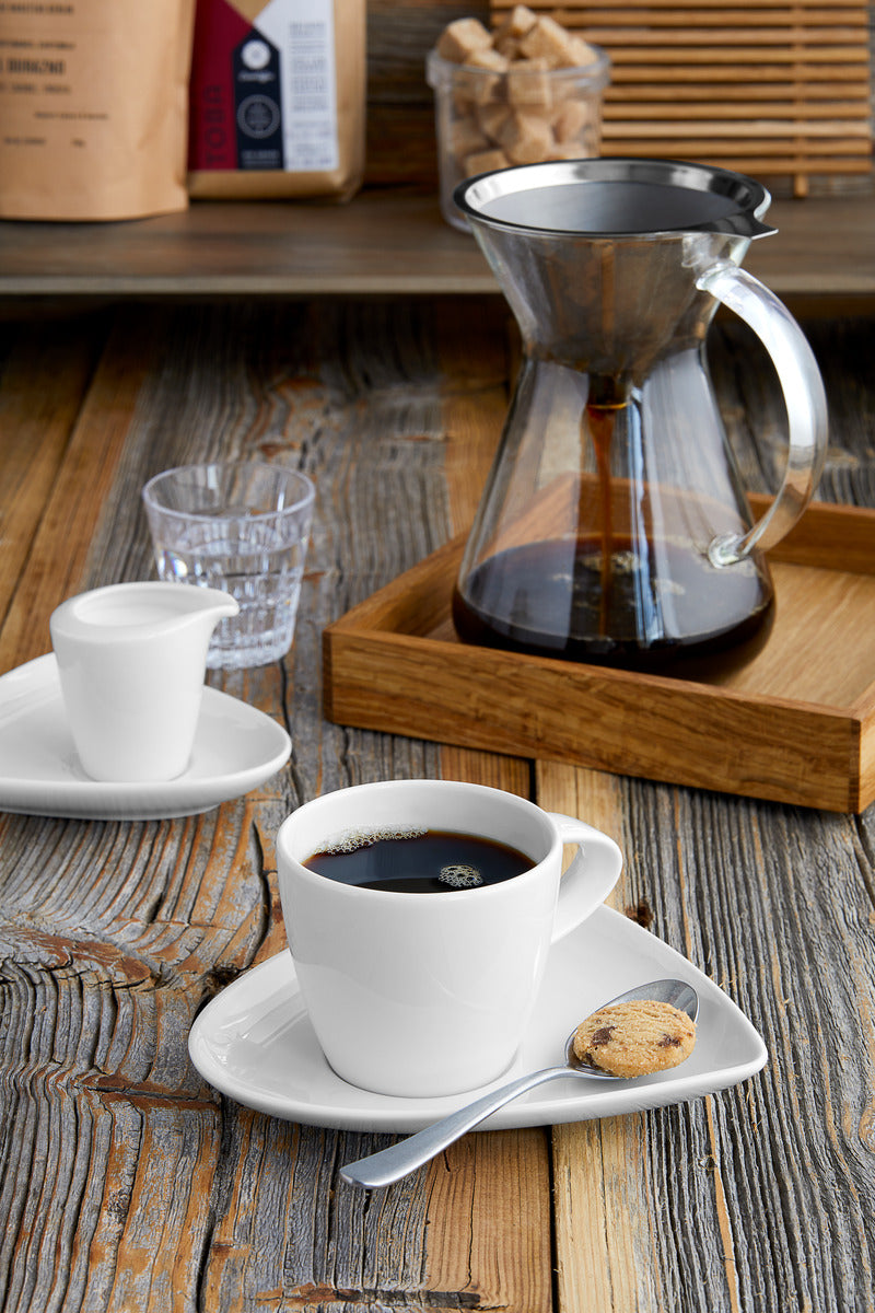 White Flat Plate with Rim 10.9