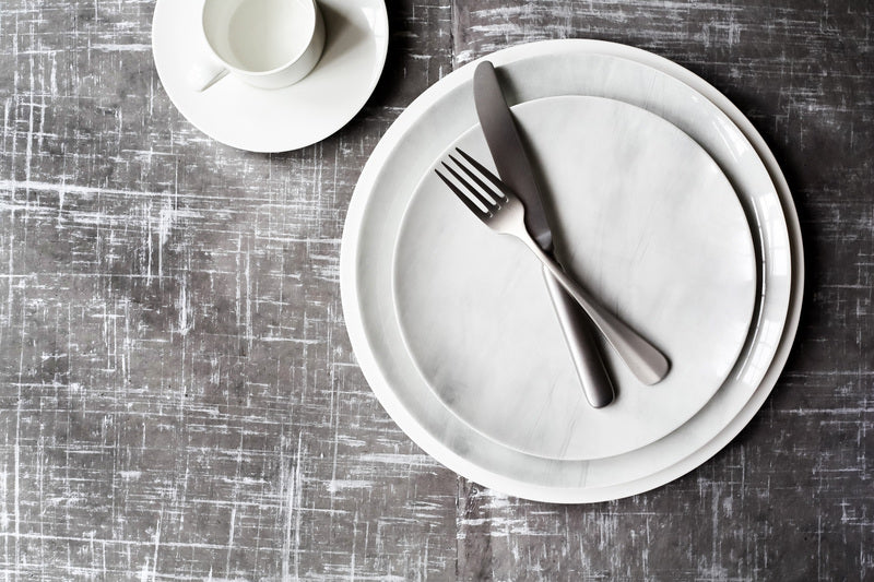 Dessert Fork 7.2" Baguette Pearl by Hepp