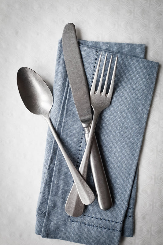 Dessert Fork 7.2" Baguette Stonewash by Hepp