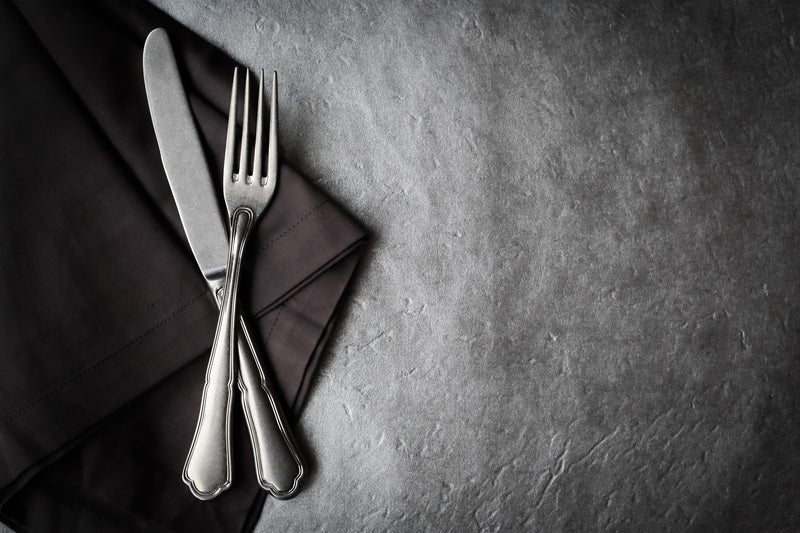 Dessert Fork 7.3" Chippendale Stonewash by Hepp
