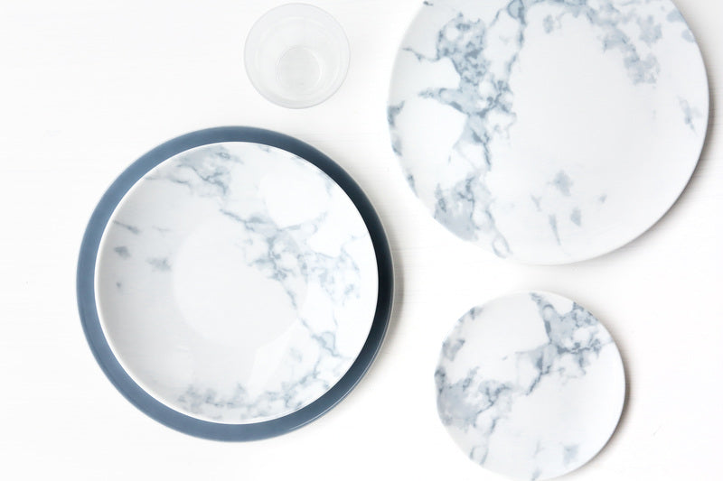 Marble Deep Coupe Plate 9.4