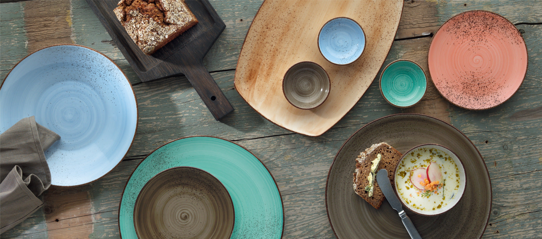 Ceramica Grey Oval Dish 9.1