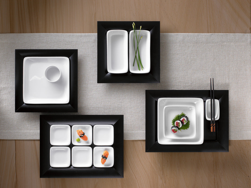 White Rectangular Dish 8" x 3.9" x 1.4" 12.9 oz Modulus by Bauscher ...