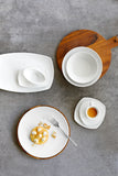 White Flat Coupe Plate 6.6