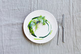 White Flat Coupe Plate 6.6