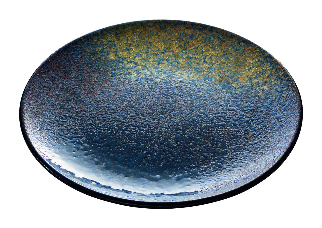 Flat Coupe Plate 5.9" dia. Sea by Playground