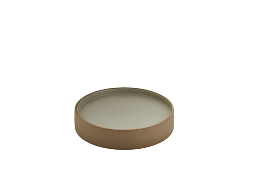 Beige/Grey Flat Plate/Deep Plate 8.3" dia. 2In1 by Playground