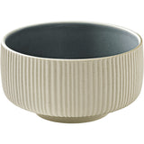 Grey Round Bowl with Relief 5.9