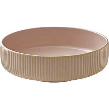 Rosé Round Bowl with Relief 6.3" dia. 24.1 oz Nara by Playground