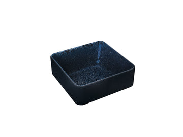 Black Deep Square Bowl 3.5" x 3.5" Nara by Playground