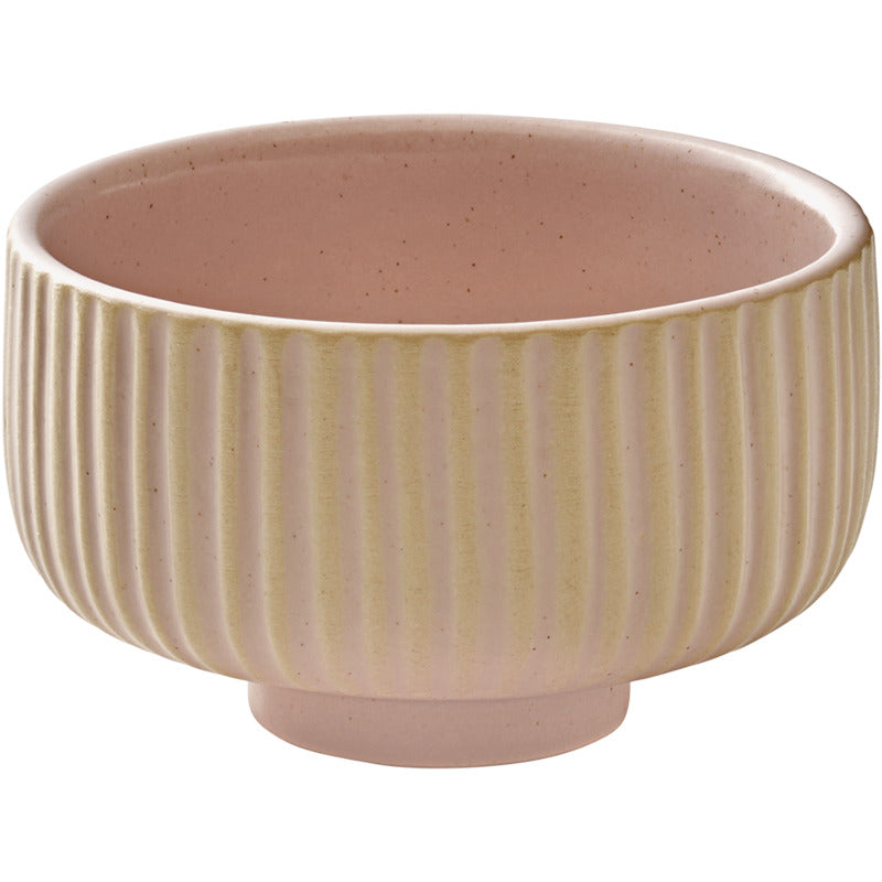 Rosé Round Bowl with Relief 3.1