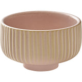 Rosé Round Bowl with Relief 3.1