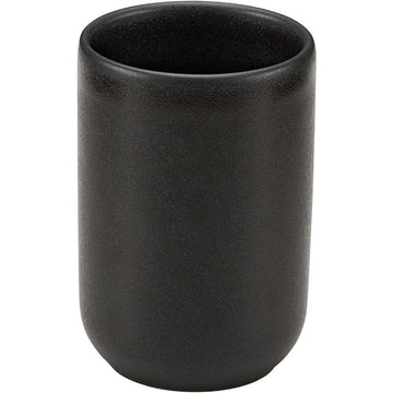 Black Mug without handle 2.8"dia x 4.1", 12.8 oz, Elements by Playground