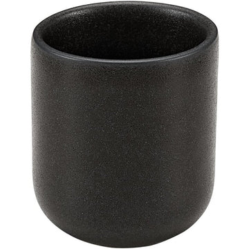 Black Espresso Cup 2.2" dia x 2.5", 3.3 oz, Elements by Playground