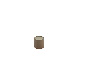 Beige/Grey Plateau/Espresso Cup 3" dia. 3 oz 2In1 by Playground