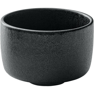 Black Low Mug 3.8" dia. 10.1 oz Nara by Playground