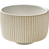 White Low Mug with Relief 3.8