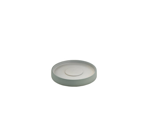 Grey/White Plate/Espresso Saucer 6.3" dia. 2In1 by Playground