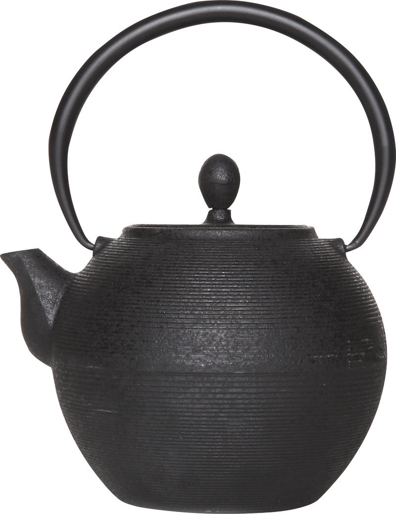 Black Teapot 42.3 oz Cast Iron by Playground