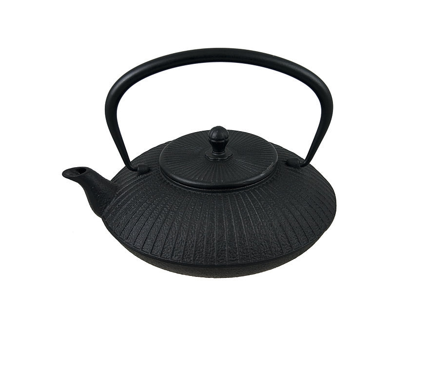 Black Teapot 38.9 oz Cast Iron by Playground