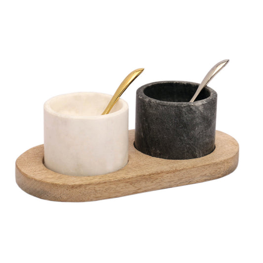 Cruet with Spoon 7.9" x 4.2" Material Mix by Playground