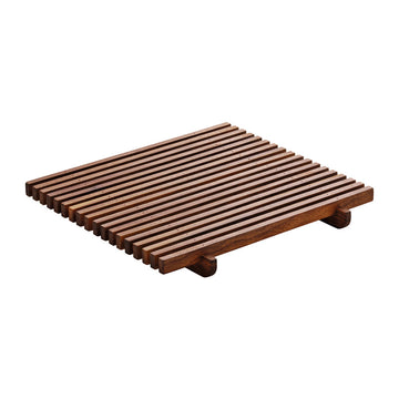 Rectangular Grid 7.1" x 7.1" Walnut by Playground