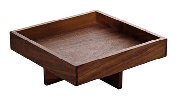 Menage Square 7.1" x 7.1" x 1.6" Walnut by Playground