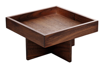 Menage Square 7.1" x 7.1" x 3.1" Walnut by Playground