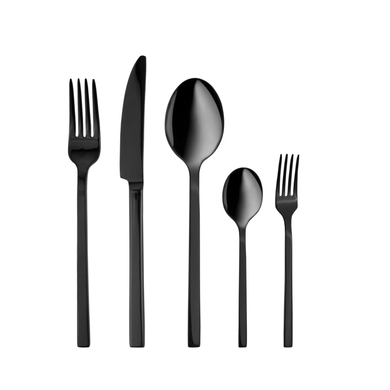 Dessert Spoon 7.1" Profile PVD Gun Metal by Hepp