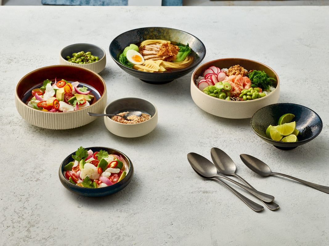 Grey Dip Dish 3.1" dia. 4.1 oz Nara by Playground