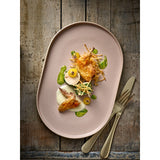 Rosé Round Bowl with Relief 5.9