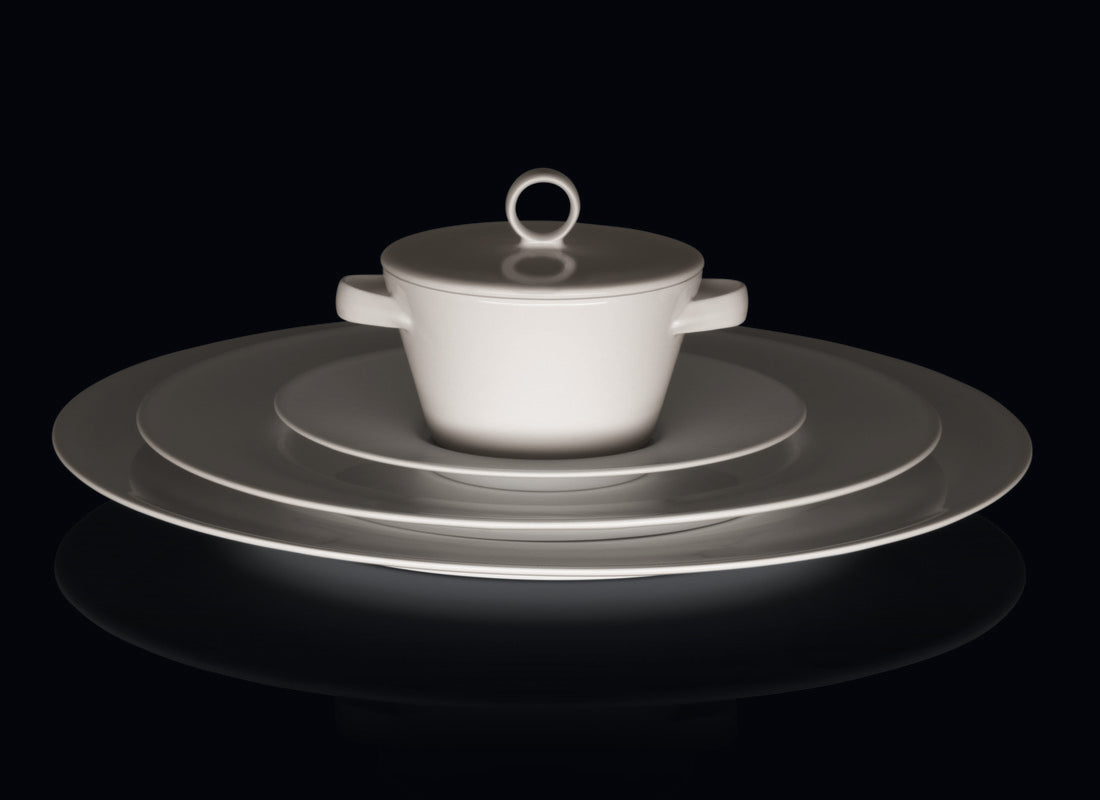 White Cream Soup Cup, Stackable 3.9" dia. x 2.2" 9.1 oz Purity by Bauscher