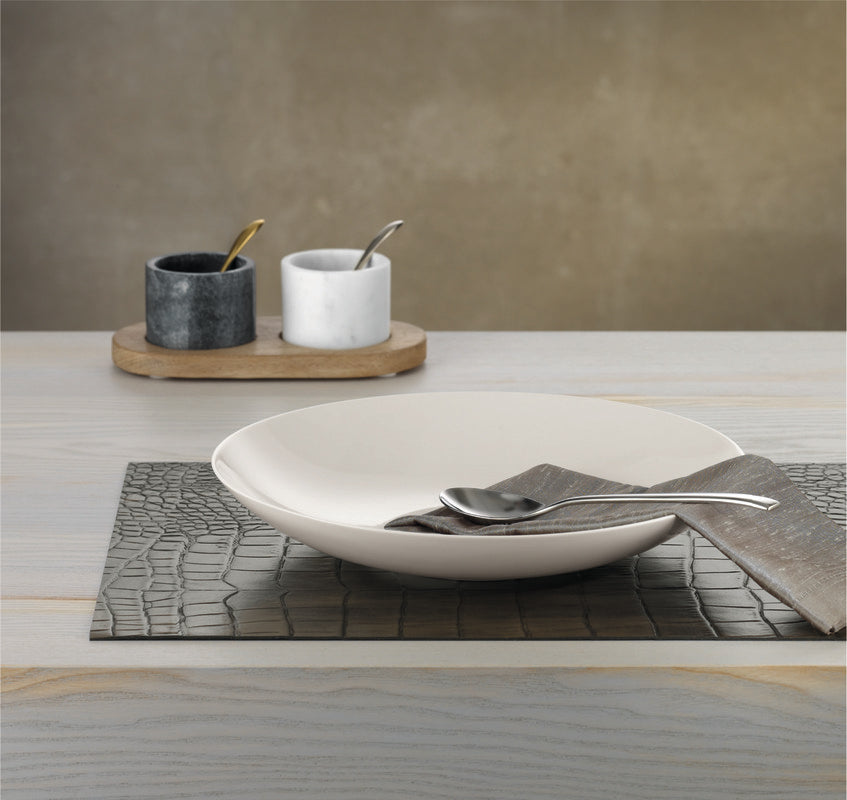 White Deep Coupe Plate 9.4