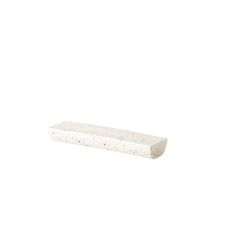 Rectangular White Platform 8.3" x 2.4" ShApes by Studio Raw