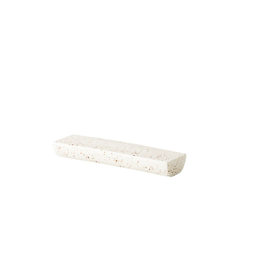 Rectangular White Platform 8.3" x 2.4" ShApes by Studio Raw