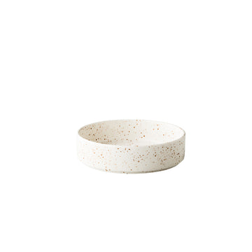White Stackable Raised Edge Plate 7.1" dia. x 2.0" ShApes by Studio Raw