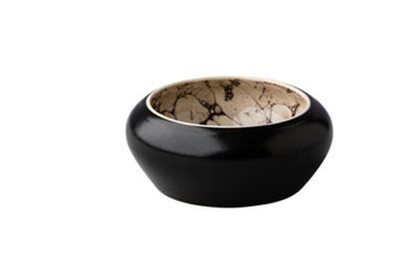 Bubble Black Satin Bowl 4.7" dia. X 2.1" 11.8 oz Premium by Studio Raw