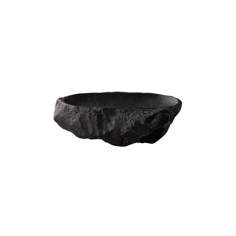 Flat Oval Stone 9.1" x 5.9" x 2.6" Premium by Studio Raw