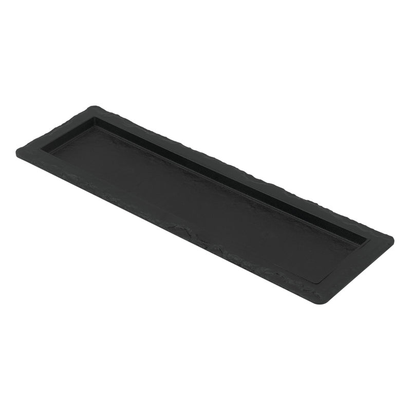 Black SlateLook 2/4 Platter 21.5