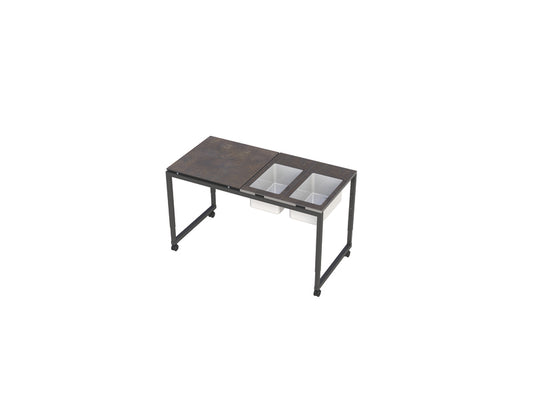 Mobile Bar with Ice Well Stage_82 70.8" x 39.3" x 43.1" Stage by Venta
