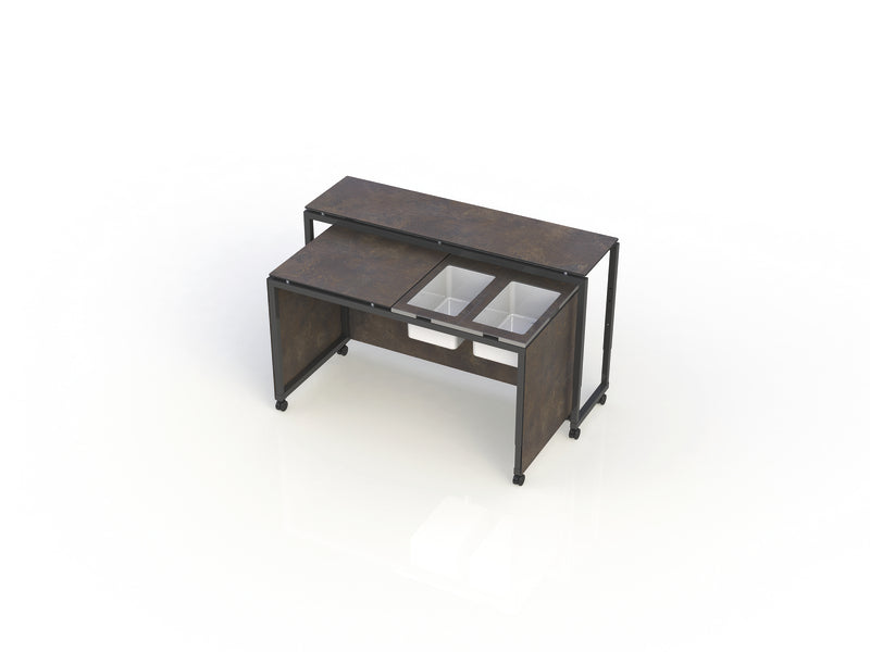 Mobile Bar with Ice Well Stage_81 70.8" x 39.3" x 43.1" Stage by Venta