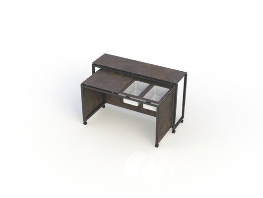Mobile Bar with Ice Well Stage_81 70.8" x 39.3" x 43.1" Stage by Venta